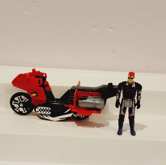 Vintage Mask Vampire Venom Kenner Motorcycle with Lester Sludge Action Figure Ke - Picture 1 of 13